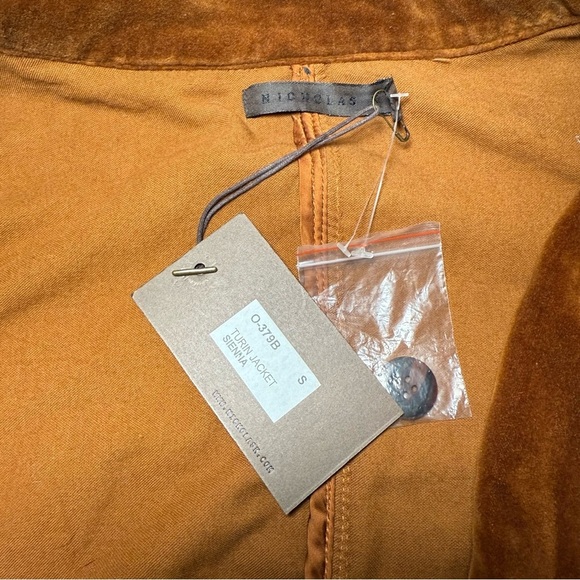 Free People x Nicholas K Velvet Turin Jacket In Sienna - Picture 16 of 16